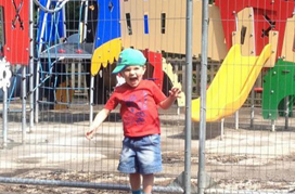 Matt Nicol - photo of a child at the Droitwich Spa Lido Park