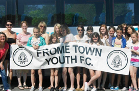 Alison Berry - Photo of Frome Town Youth football team