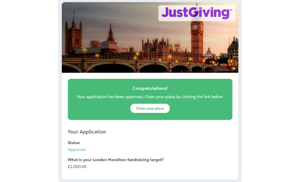Claim your place landing page Claim your place landing page